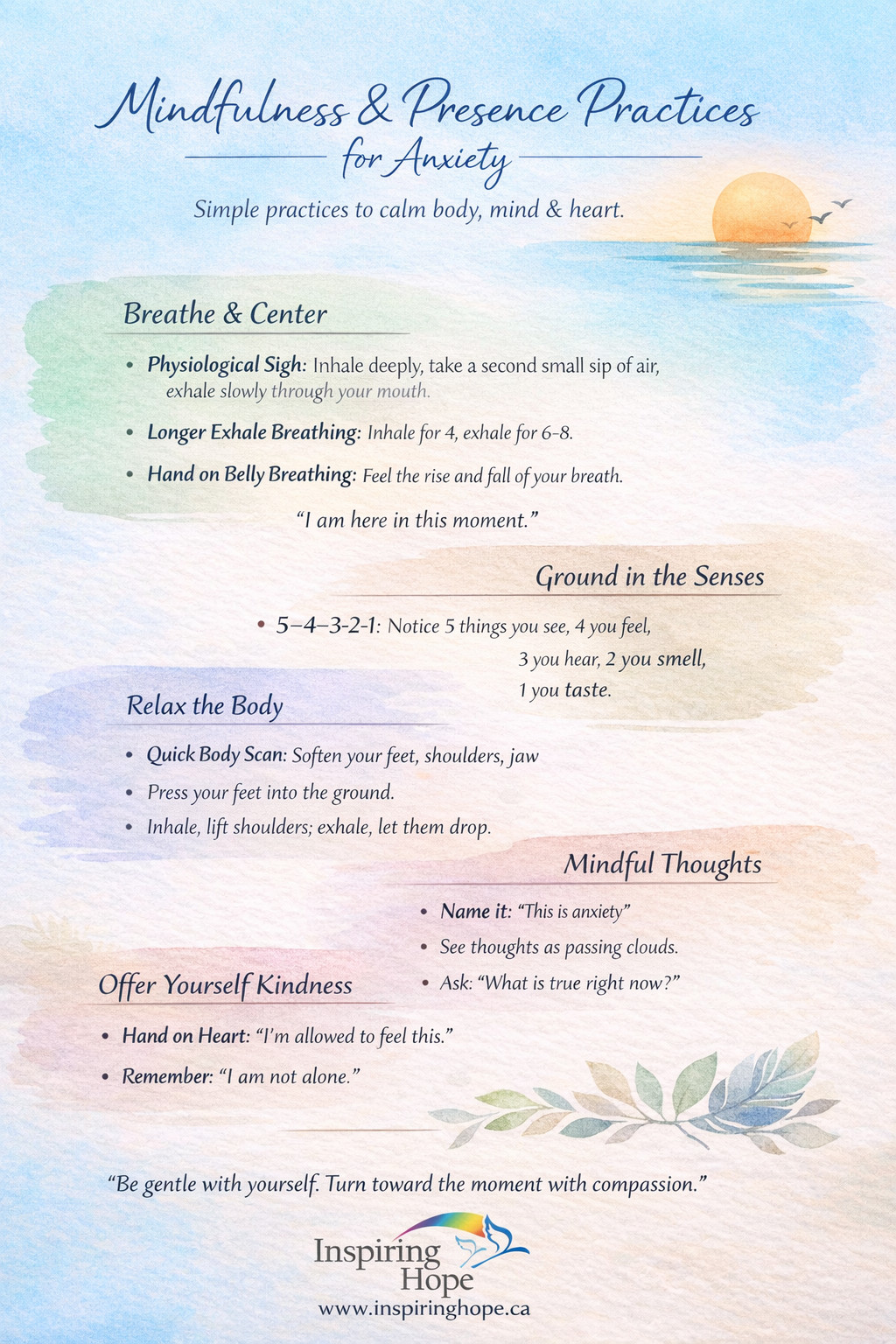 SimpleCalmingPractices